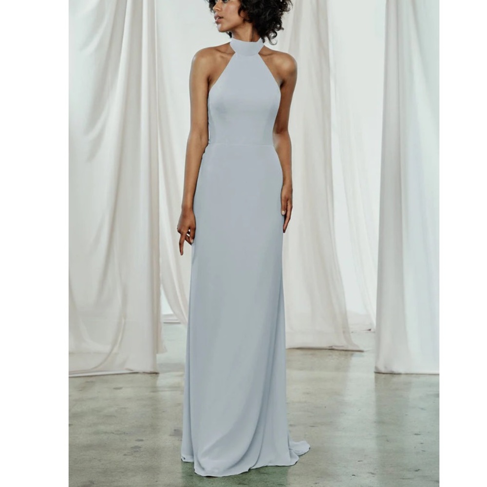 Amsale Light Blue Gown